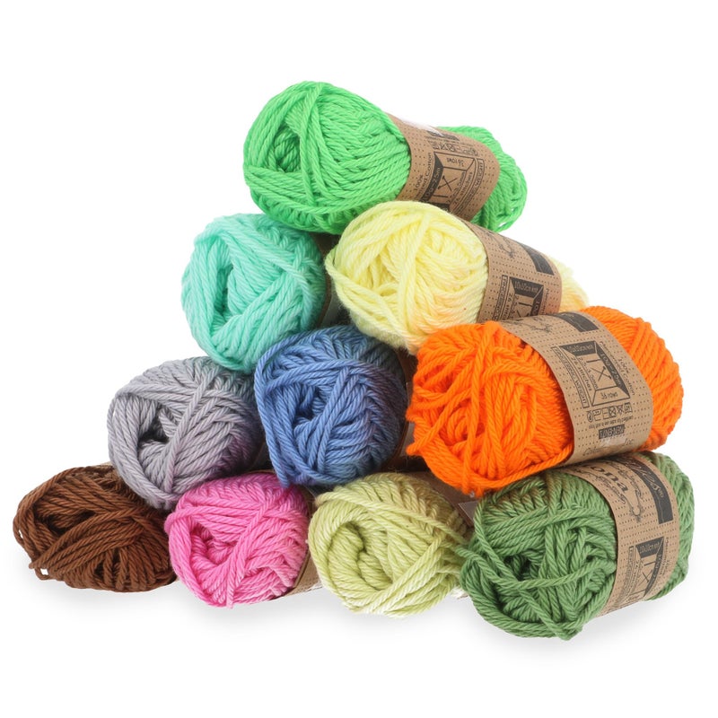 Scheepjes Catona Colour Pack 109 x 10g Assorted Cotton Yarn Kit - Image 4